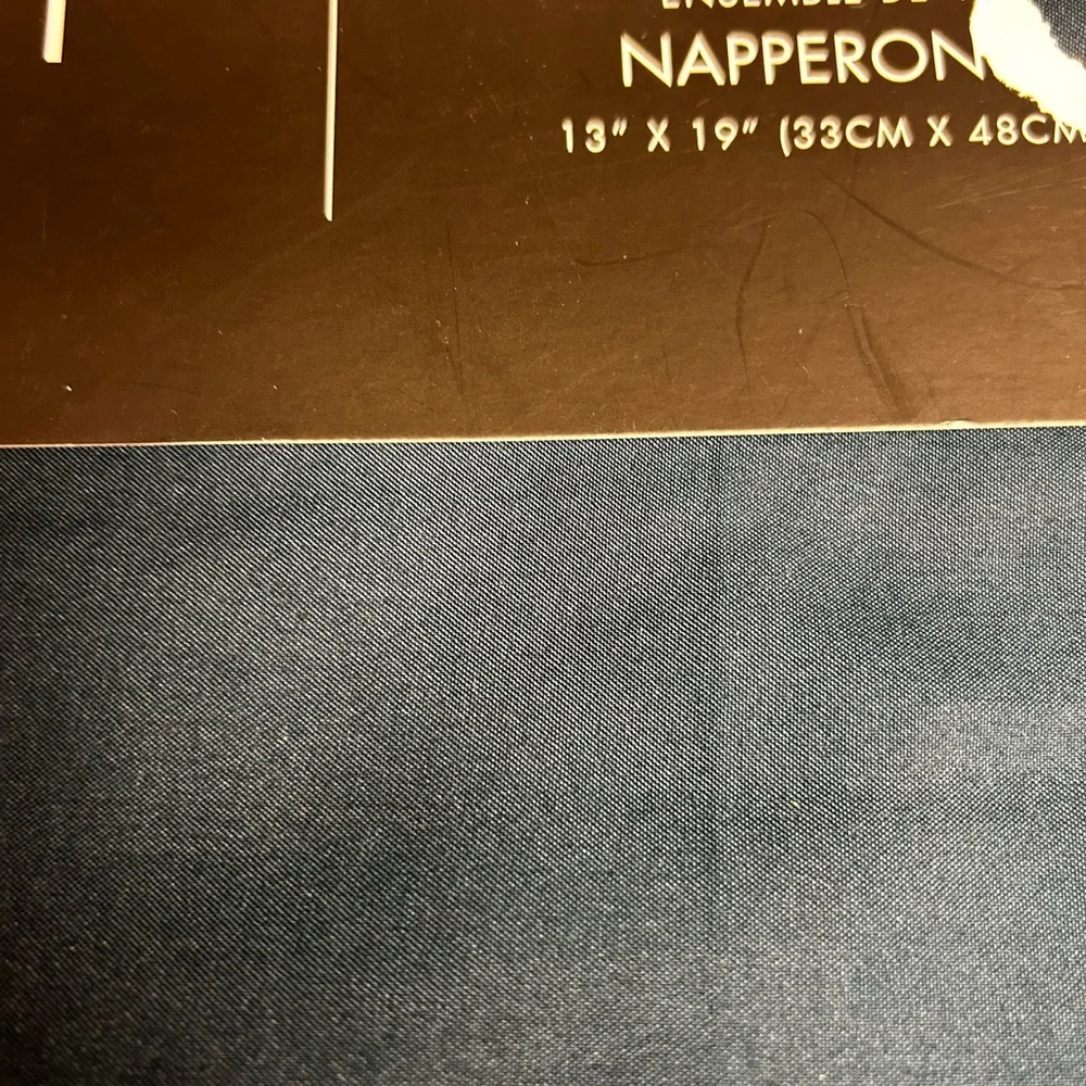 🆕- Set of 4 Tahari Home Placemats‎ with a Pumpkin and Floral Design Blue